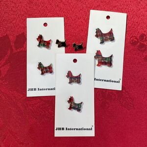 Bundle of JHB Scottie Dog Buttons